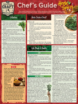 cover image of Chef's Guide to Herbs & Spices